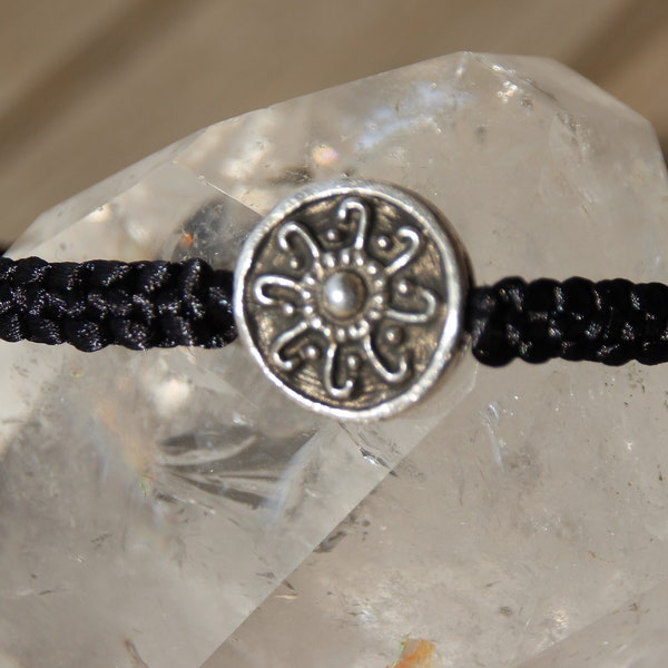 bracelet shamballa avec connecteur grecque