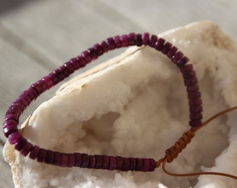 bracelet lépidolite 4 x 2