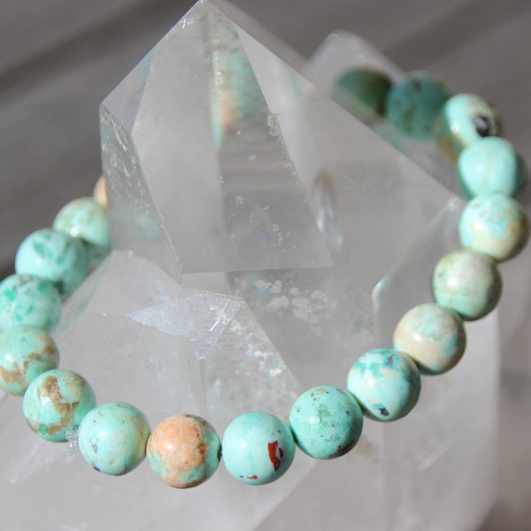 bracelet turquoise péruvienne naturelle