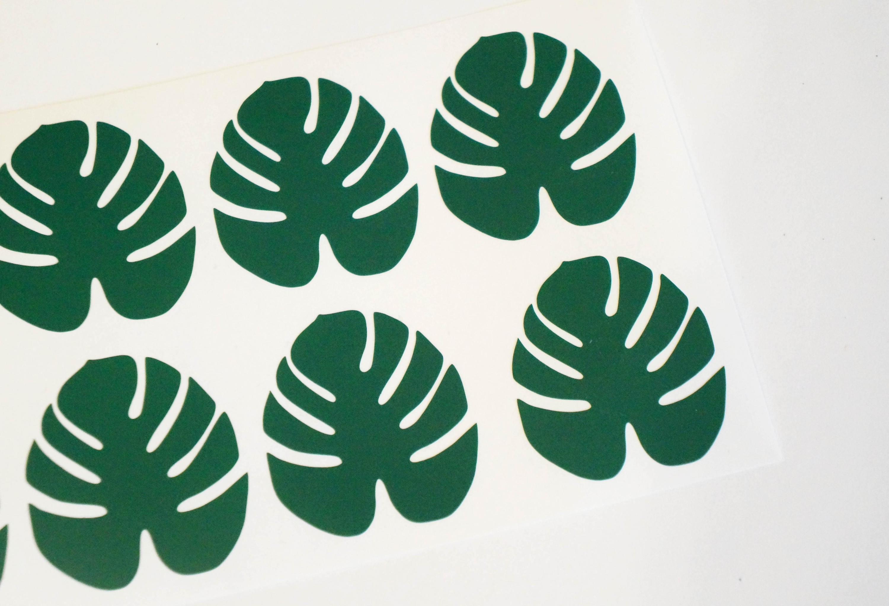 35 Tropical Leaf Stickers Hawaiian Party Decor Baby Shower Etsy