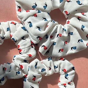 Handmade Snail Scrunchie 3-Pack