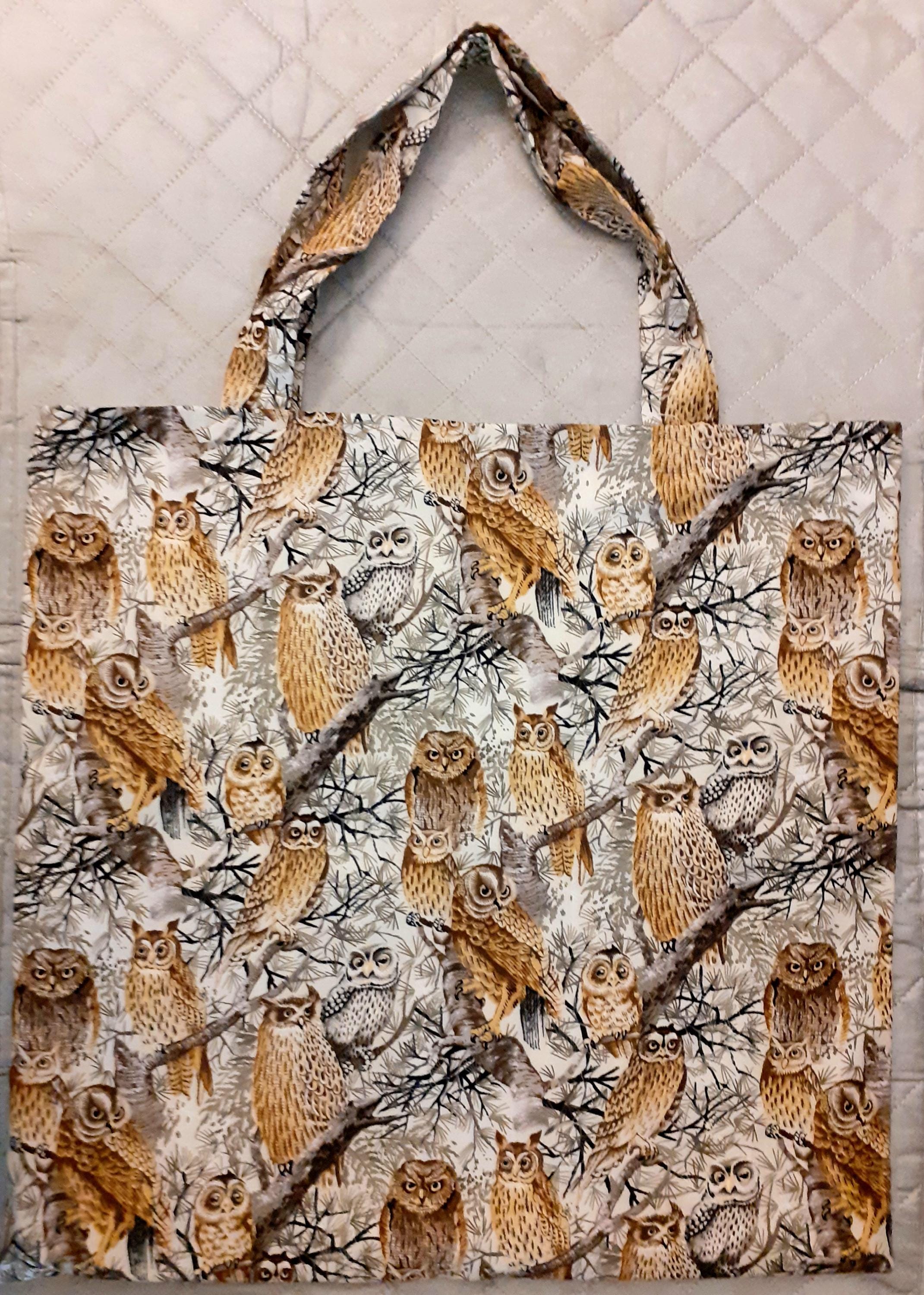 Assorted owls cloth shopping bagTote bag