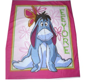Eeyore pink cot quilt (Winnie the Pooh)