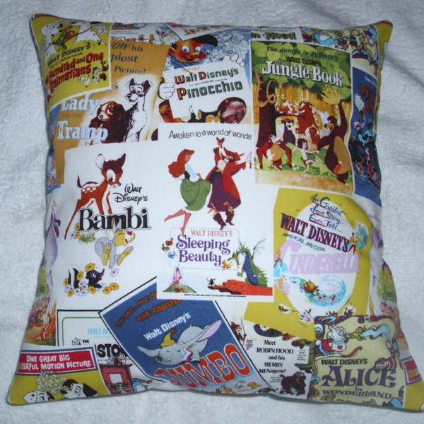 Coussin d'affiches de films de Disney