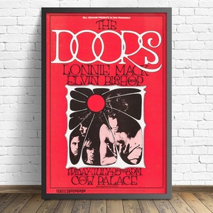 The Doors 1969 San Fransisco - Vintage Concert Poster
