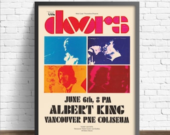 The doors poster concert Vancouver 1970