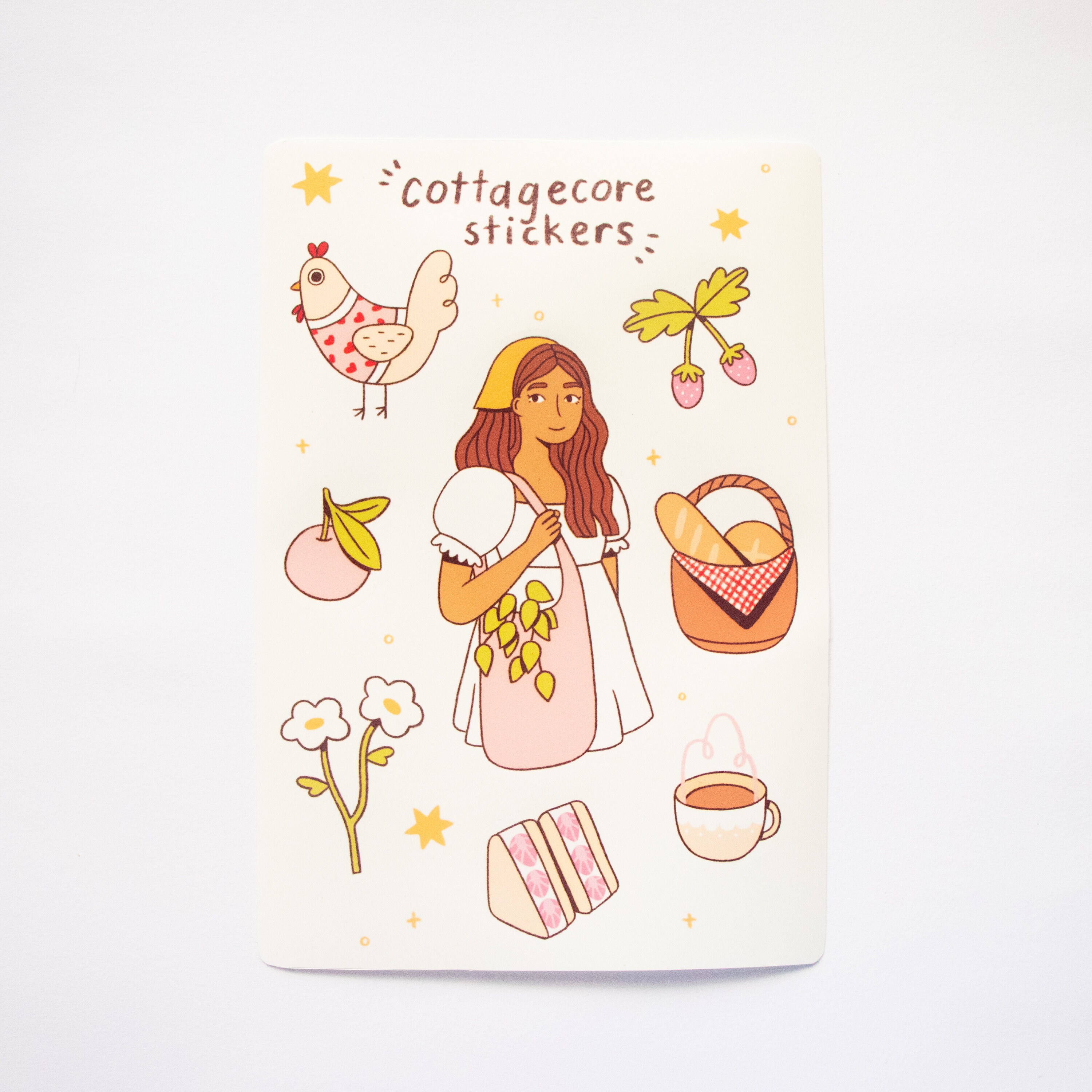Cottagecore Stickers glossy sticker sheet | Etsy