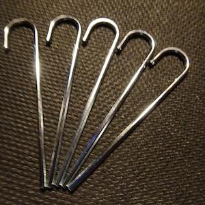 Metal Tobacco Pipe Hookah Bowl One Hitter Bat Poker Stir Cleaner Tool 5 Pieces Pokers Small Steel