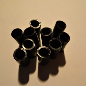 Proto Pipe Custom Made 10 Black 1/32 thin wall MOUTH PIECES Works with Mendo Pipe