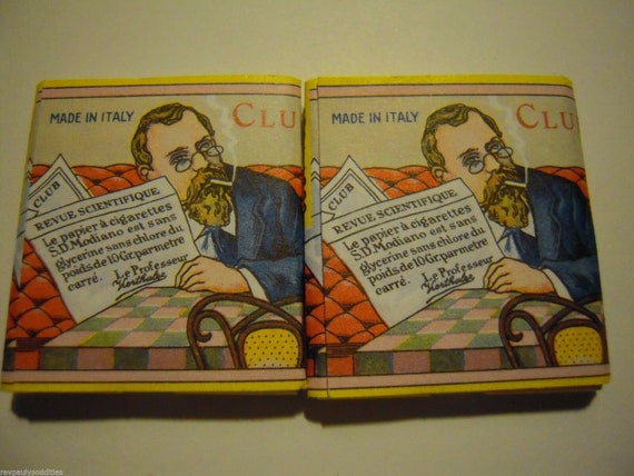 Blue Ink First Paper Vintage Club Modiano Squares N.O.S. ECHU Blue Ink First Paper Vintage Club Modiano Squares N.O.S. ECHU