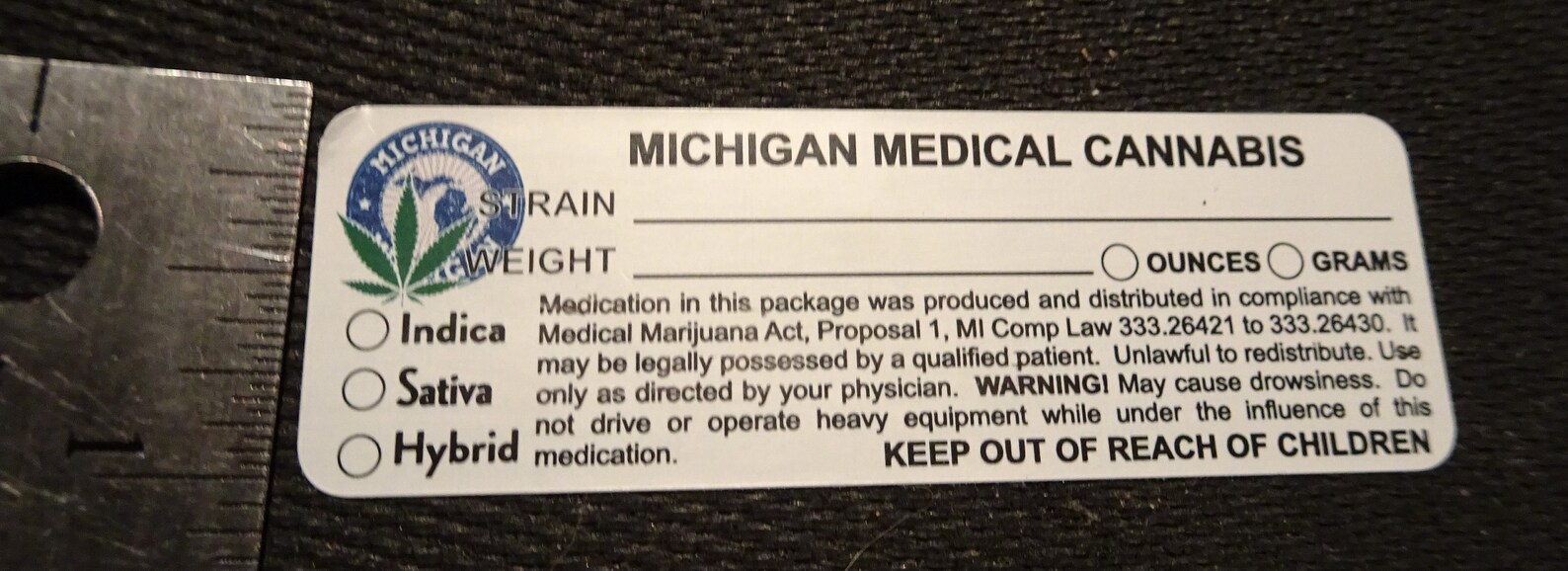 500 Medical Cannabis Strain Michigan Medical Cannabis Warning | Etsy