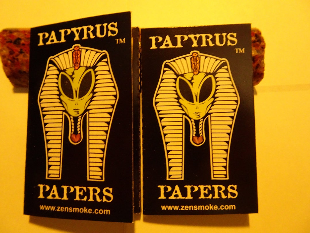Papyrus Papers Club Rolling Papers Ancient Alien Print Rare Etsy