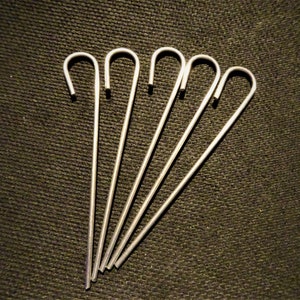 5 Looper End Pokers Tobacco Pipe Bowl One Hitter Bat Poker Stir Cleaner Reamer Tool Metal/Aluminum