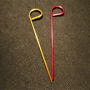 Anodized Metal Colored Tobacco Pipe Hookah Bowl Poker Cleaner Tool 1 Piece/Poker
