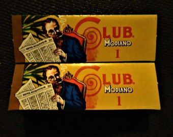 Blue Ink First Paper Vintage Club Modiano Squares N.O.S. ECHU Blue Ink First Paper Vintage Club Modiano Squares N.O.S. ECHU