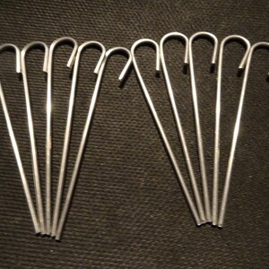 Tobacco Pipe Bowl One Hitter Bat Poker Stir Cleaner Reamer Tool 10 Pokers Looper End Metal/Aluminum