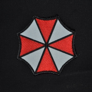Patch in Umbrella Corporation-stijl - diameter 3 inch/8 cm geborduurd - klittenband aan de achterkant Resident Evil