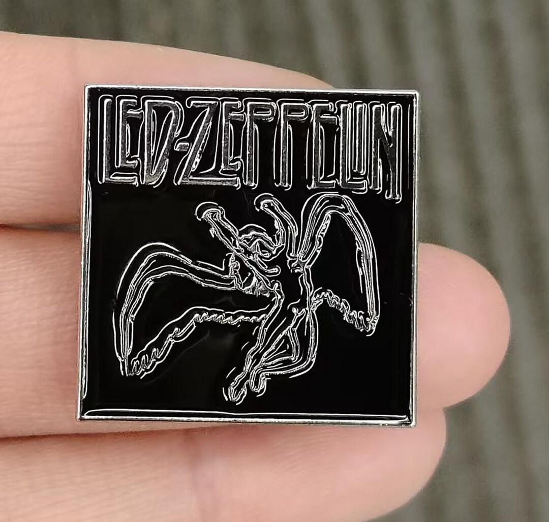 Vintage Led Zeppelin Pin (max.dim 25mm) Enamel Metal Lapel Music - Etsy