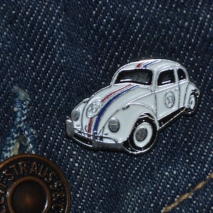 VW Beatle 53, Herbie Herby VW Käfer (max.dim 25mm)  - Enamel Metal Lapel Pin Badge Car tp