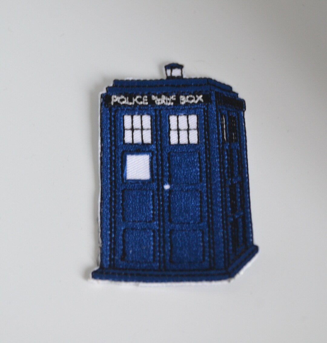 Tardis Patch (sew on With Stick on Back, Dim 3,5 Inch 9cmm) DR WHO ...