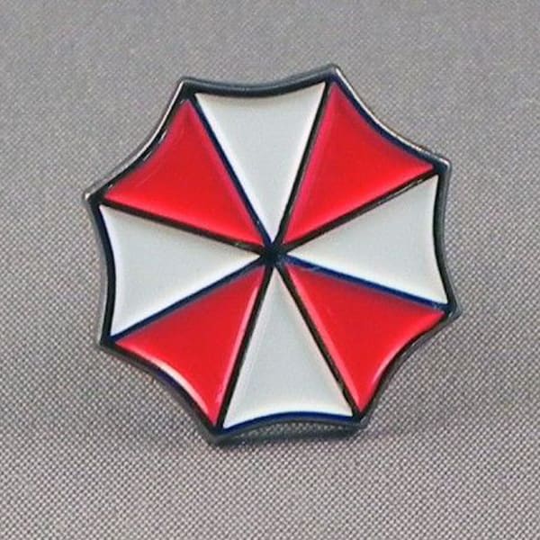Umbrella Corporation style pin (max.dim 22mm)  Resident Evil - Enamel Metal Lapel Pin Badge tp