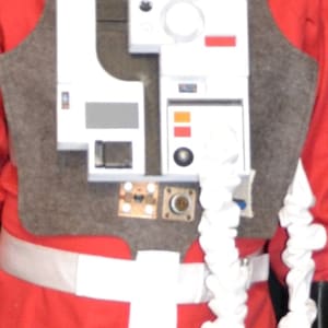 B-Wing Pilot Chestbox as set with Vest, Belt, Ejection Harness and all small parts - Rebel, Tie, Imperial, X-Wing, B-Wing Costume
