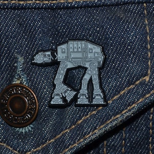 AT-AT Pin *New Design* (max. dim 29mm)  ATAT Star Wars Rebels Rebellion Resitance, Hoth, Imperial - Enamel Metal Lapel Badge