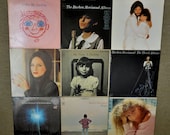 Lot of 9 - Barbra Streisand, Color Me Barbra, Guilty, My Name is Barbra, Third Album, Christmas Album, People, Emotion,