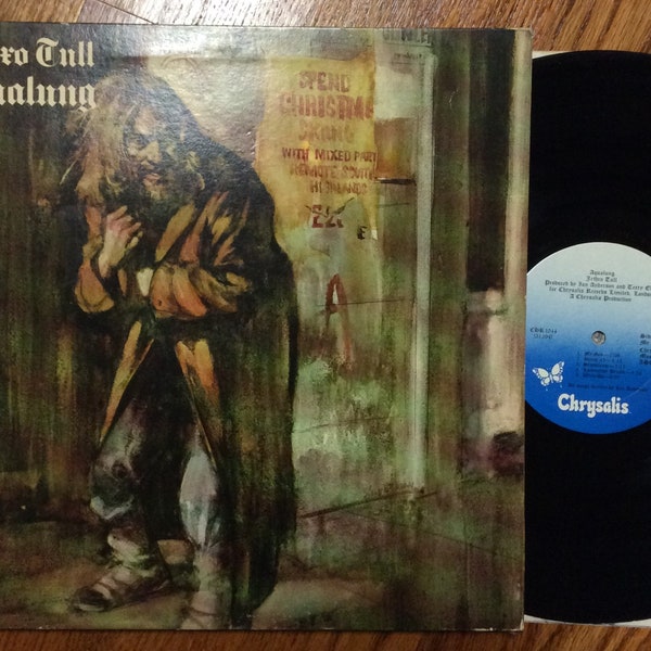 Vintage Rock LP - Jethro Tull - Aqualung, Chrysalis CHR 1044, Gatefold Cover