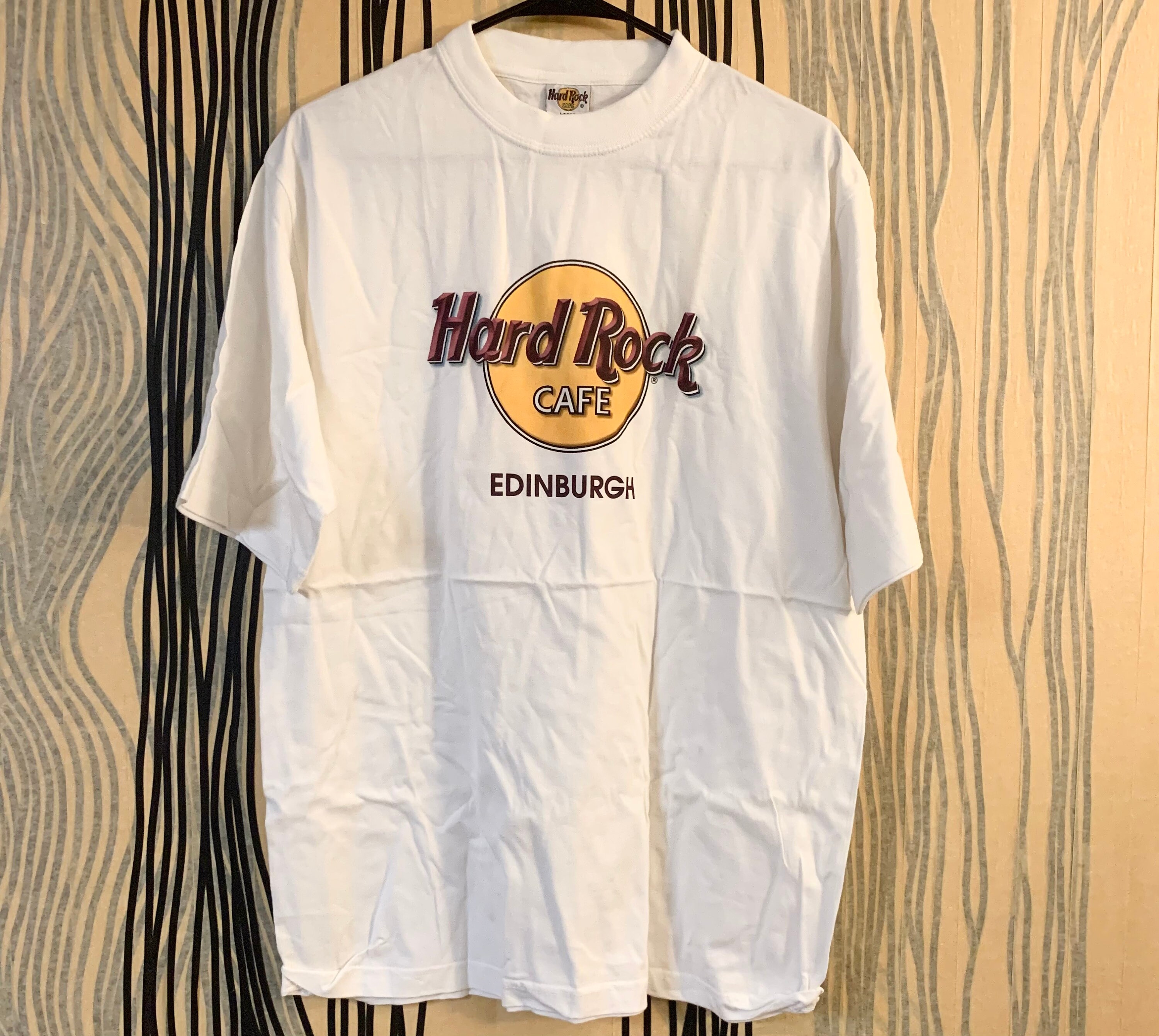 Vintage TShirt Hard Rock Cafe Edinburgh Large New Etsy