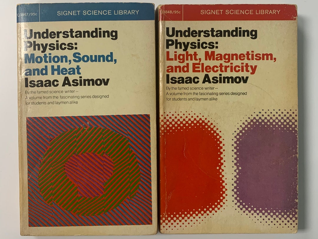 Vintage Book 2 X Isaac Asimov Understanding Physics Etsy