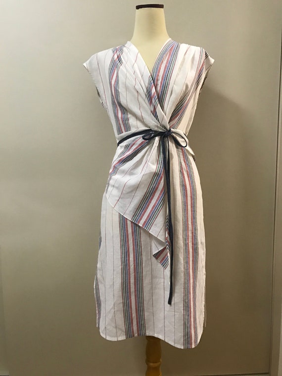 wrap effect dress