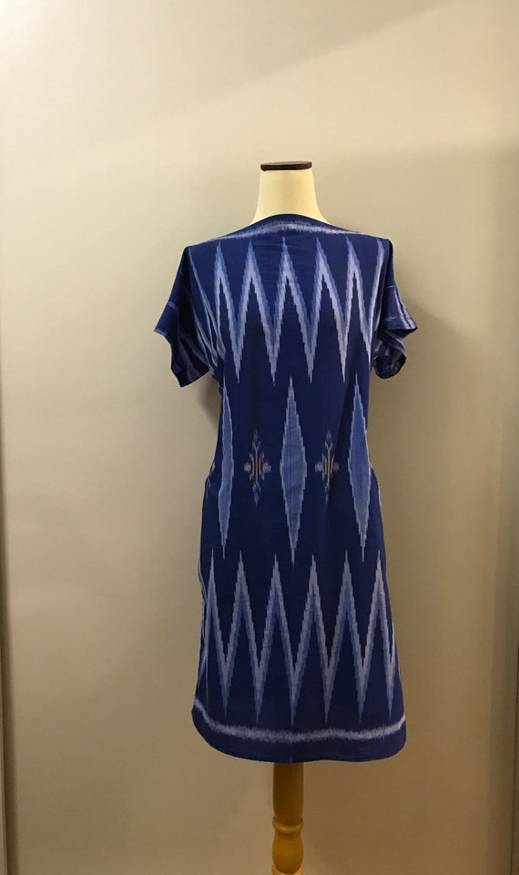ikat cotton dress
