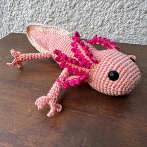 Motif Amigurumi Axolotl - TÉLÉCHARGEMENT NUMÉRIQUE