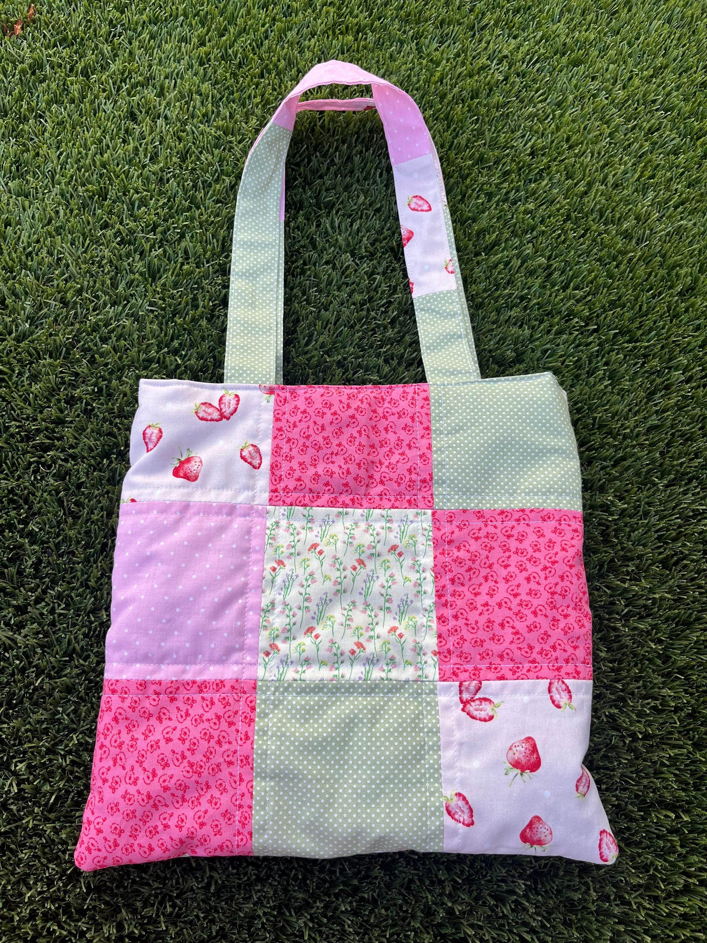 パッチワークキルティングトートバッグ - Etsy 日本