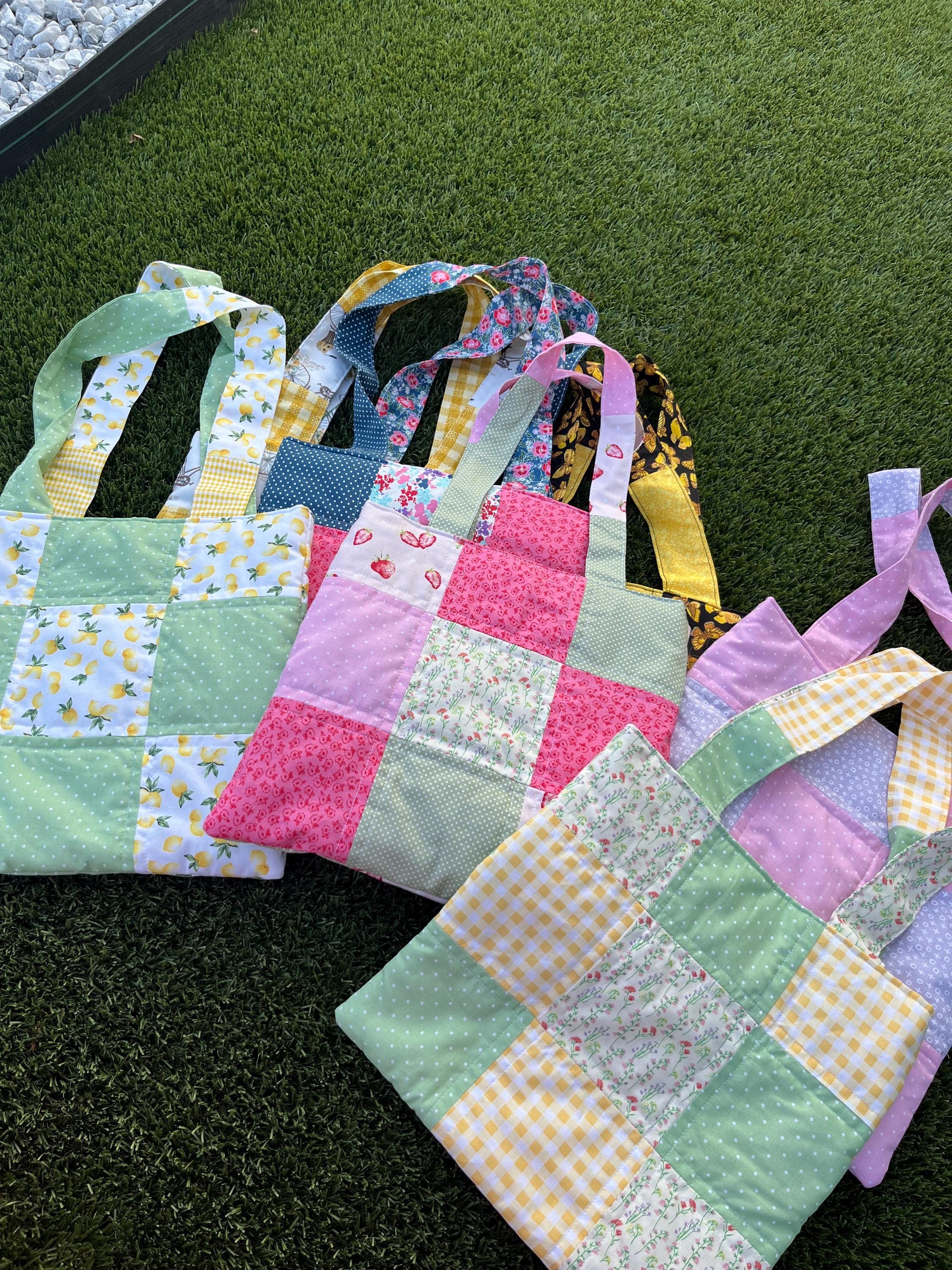 パッチワークキルティングトートバッグ - Etsy 日本