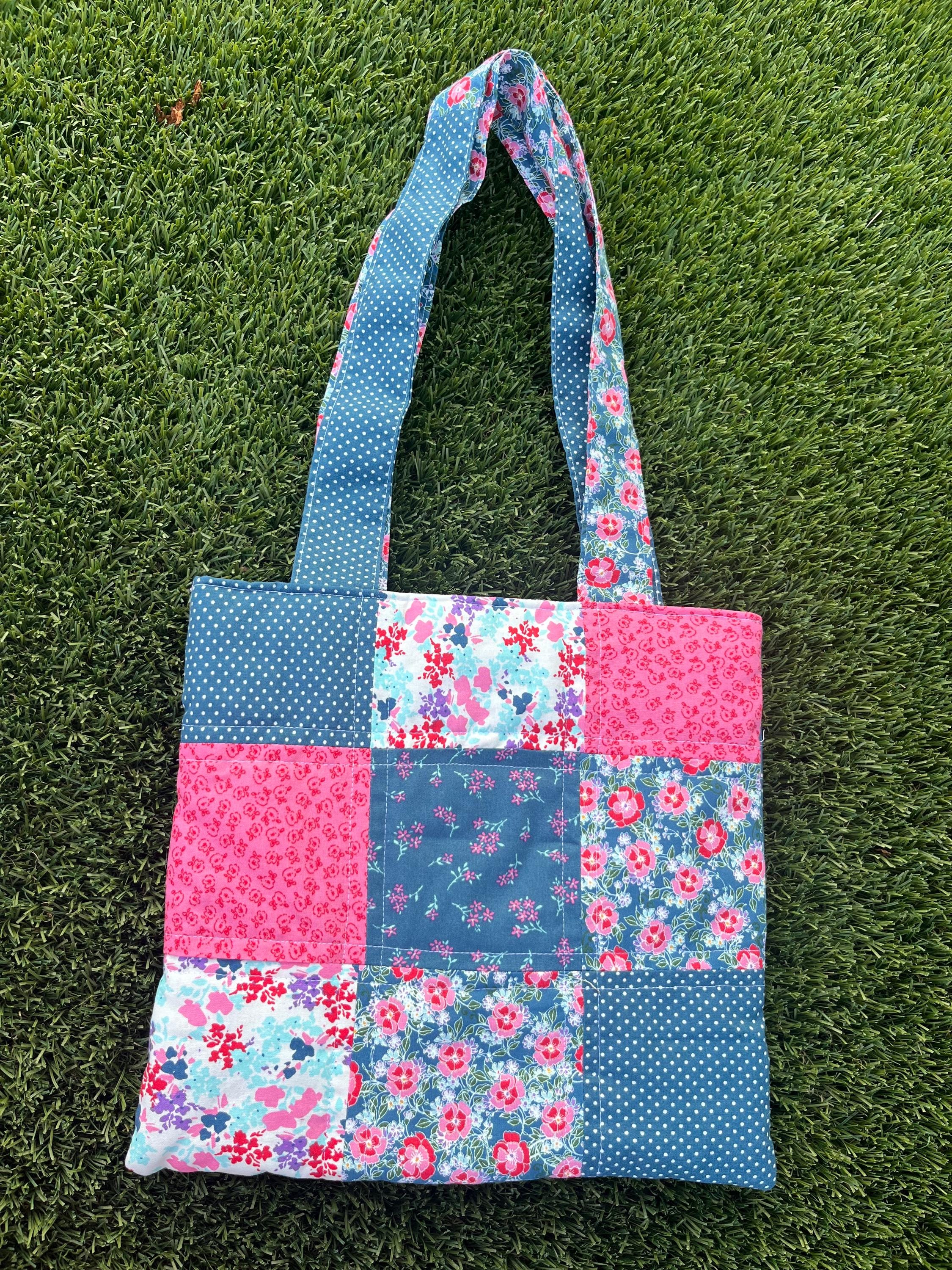 パッチワークキルティングトートバッグ - Etsy 日本