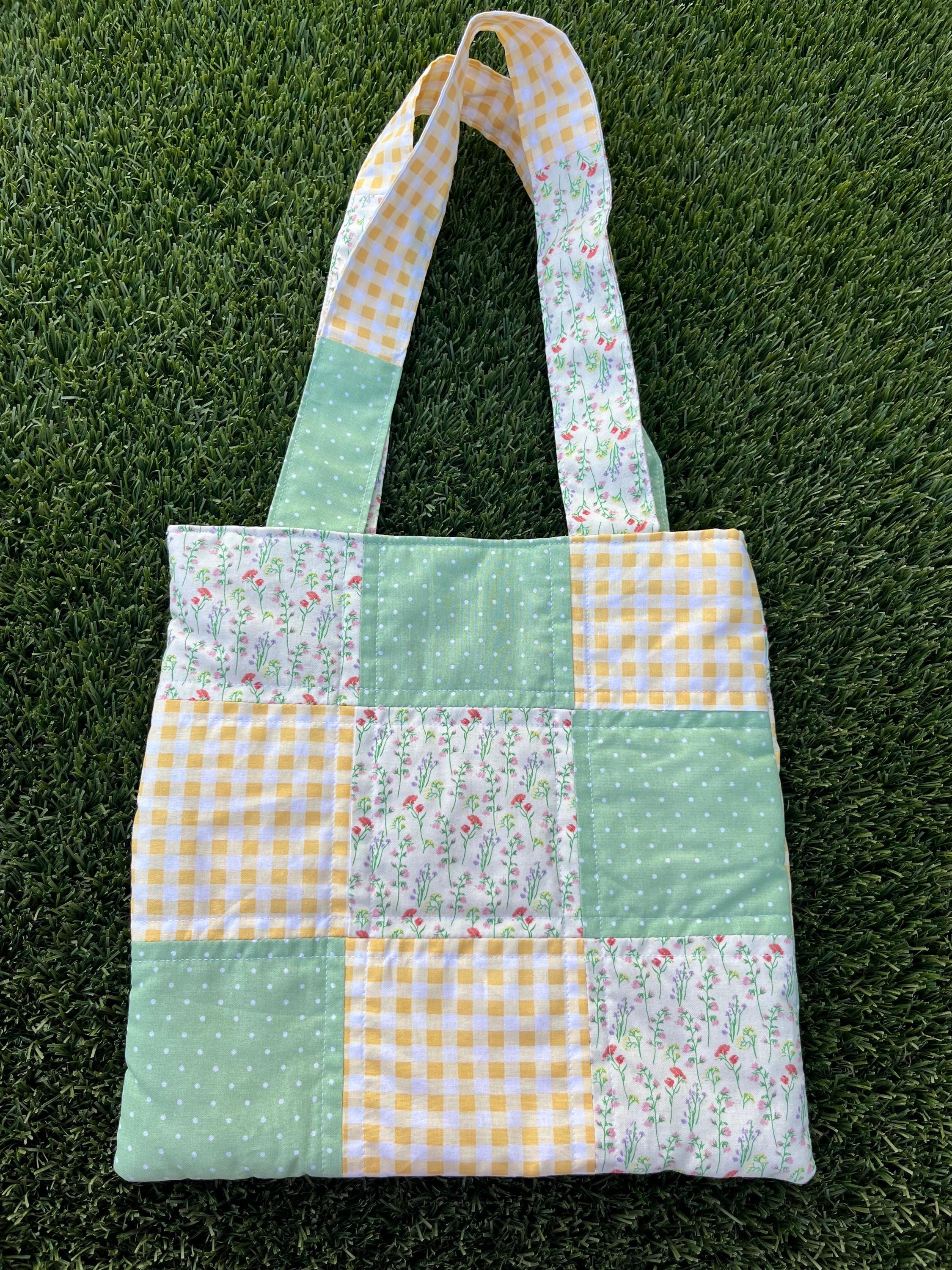 パッチワークキルティングトートバッグ - Etsy 日本