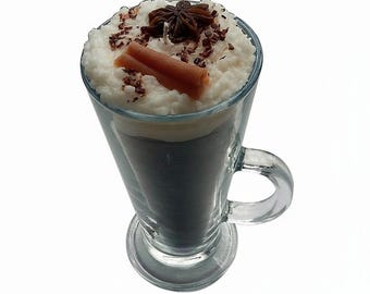 Hot Chocolate Scented Soy Candle , Eco & Vegan Friendly. (Delivery Duty Paid to the USA)