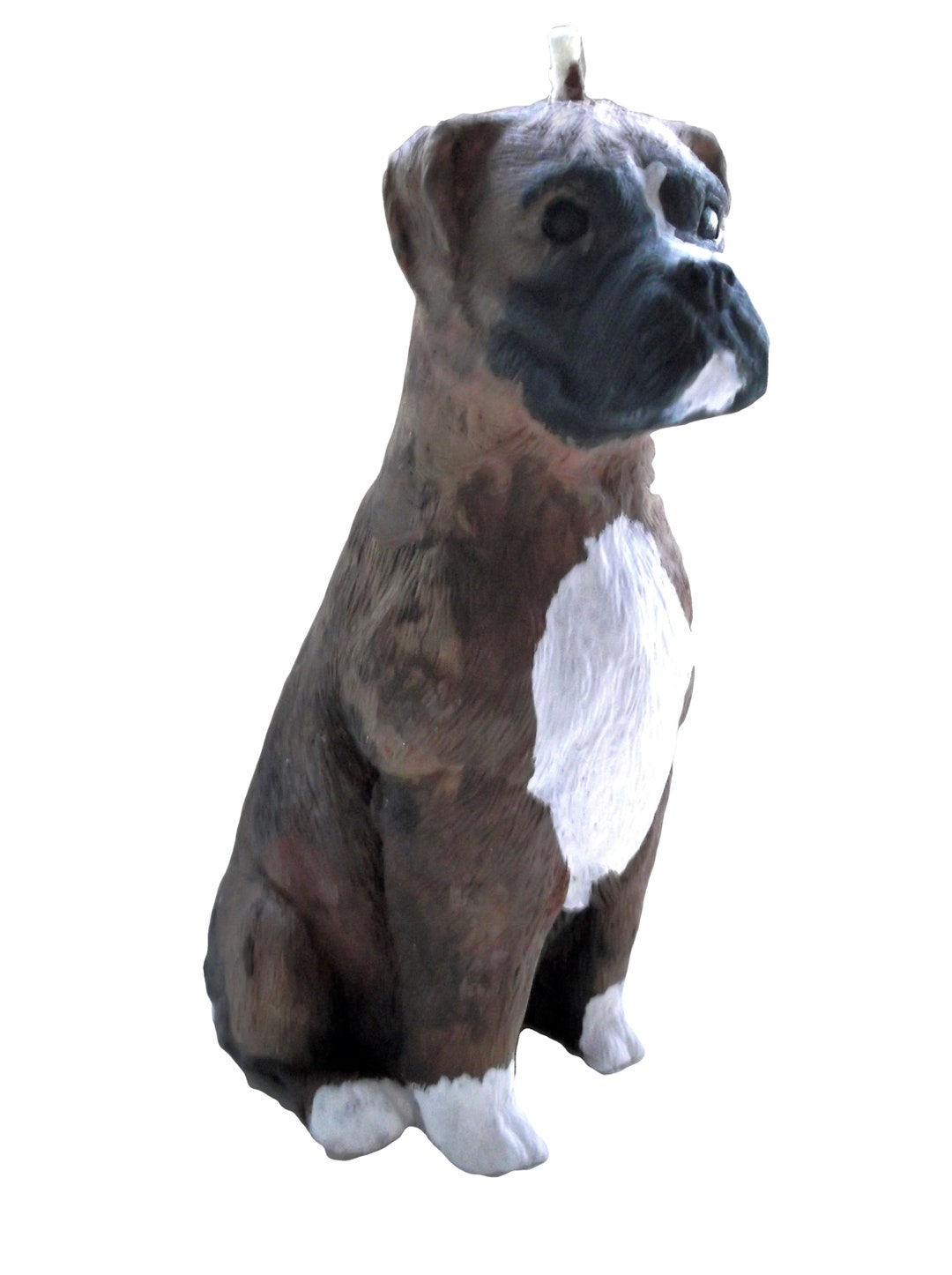 Handmade Ornamental Boxer Dog Candles, They Can Be Personalised to Look