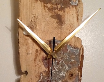 Unique Handmade Driftwood Wall Clock