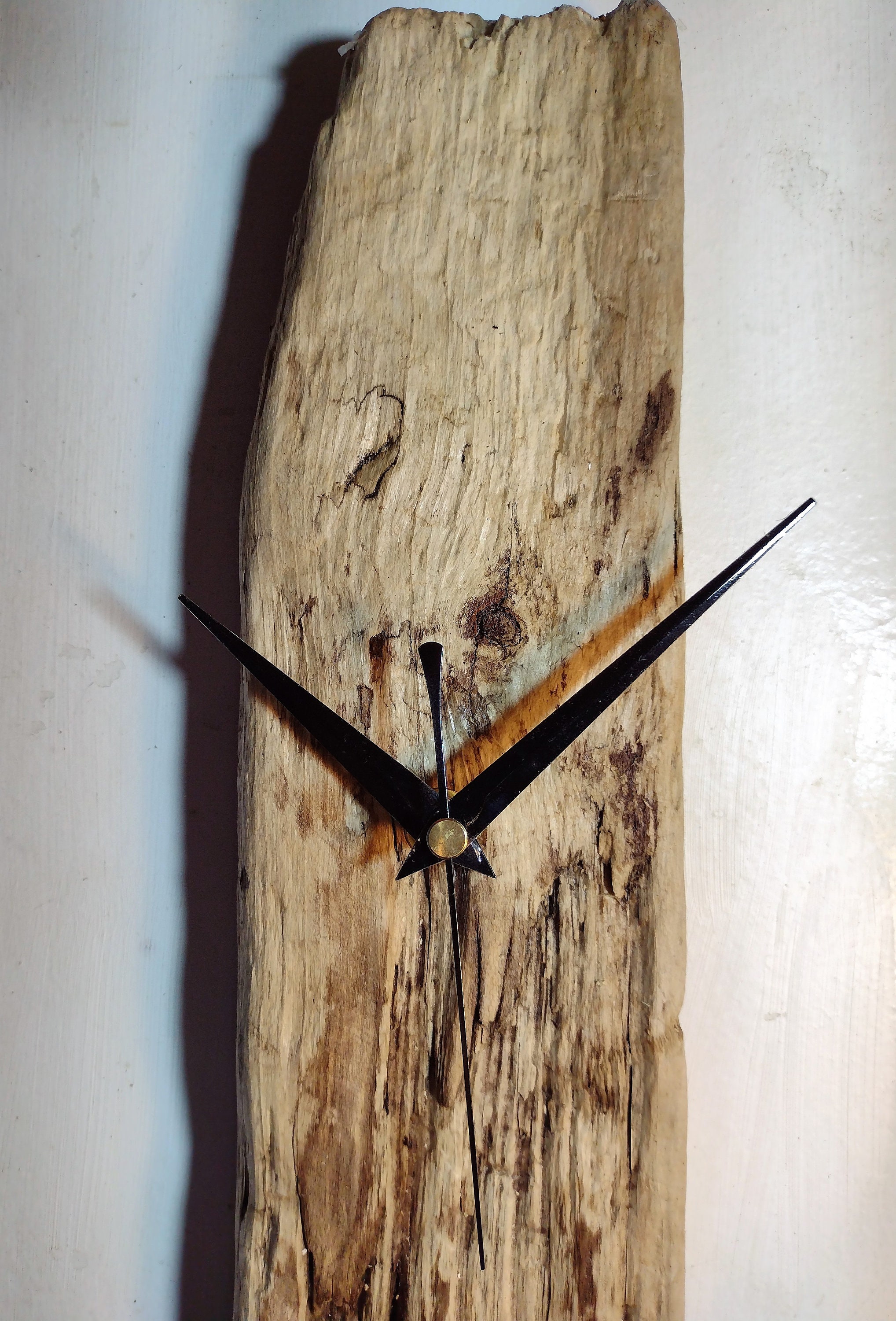Unique Handmade Driftwood Wall Clock with silent sweep Etsy