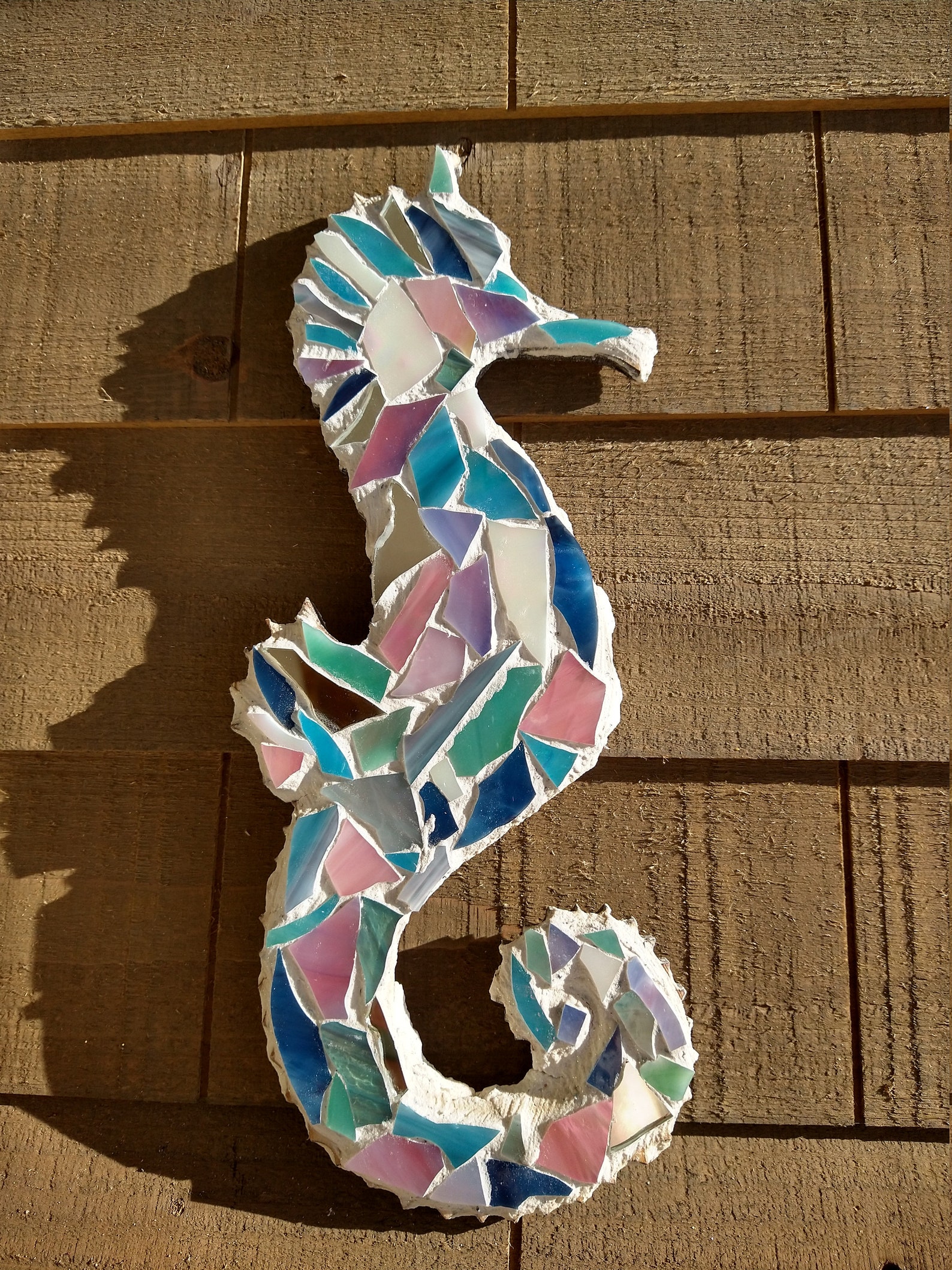 Mosaic Seahorse Etsy