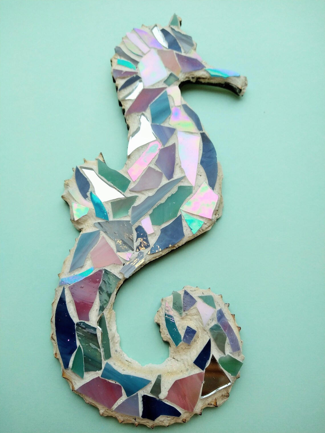 Mosaic Seahorse Etsy