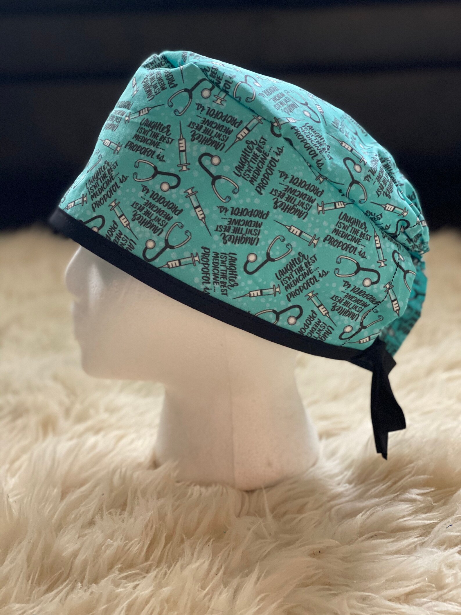 Propofol scrub hat Funny medical scrub hat for ER nurse Etsy