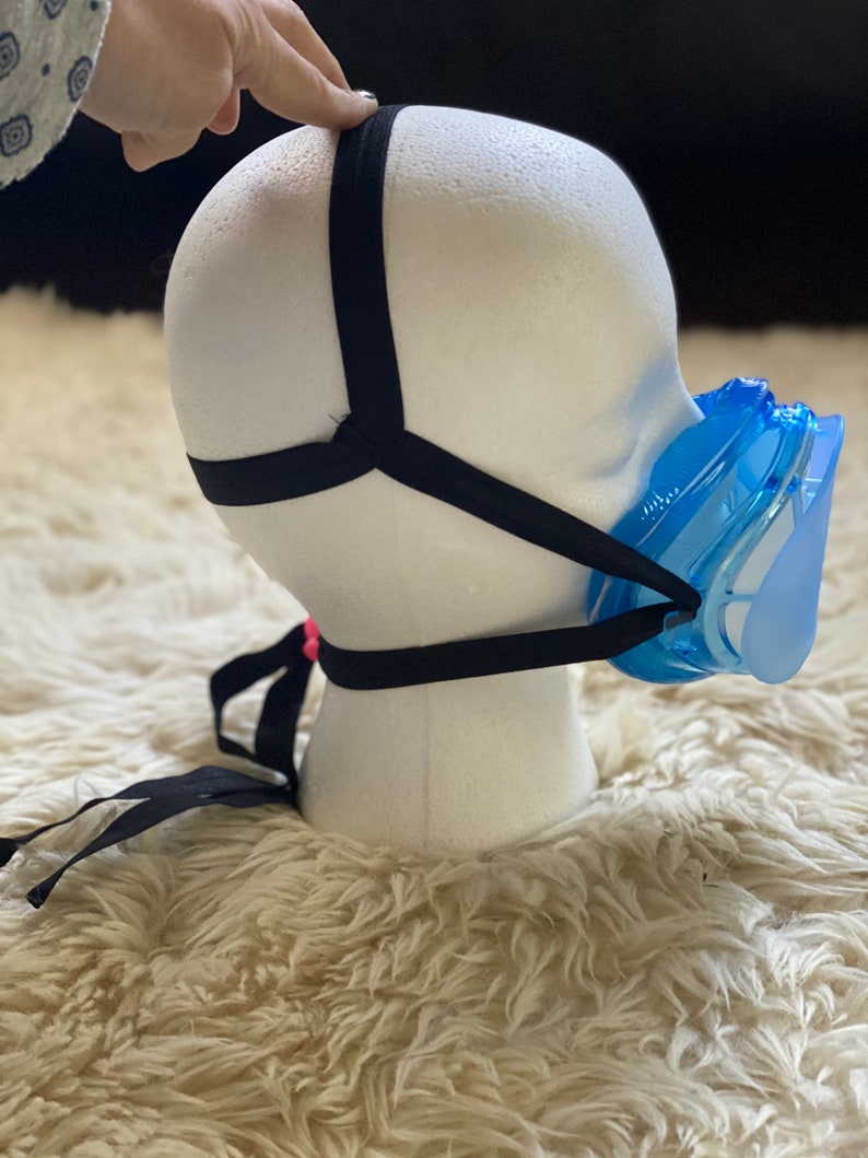 Envo Mask Holo Head Gear. Envo mask ties made with ribbon