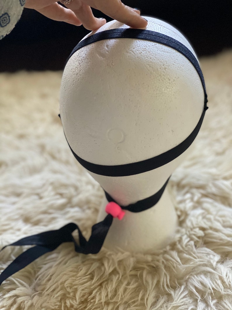 Envo Mask Holo Head Gear. Envo mask ties made with ribbon