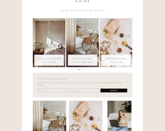 Lexi Feminines WordPress Theme - Genesis Child Theme für Blogger, Shops und WooKommerce - Mobile Responsive