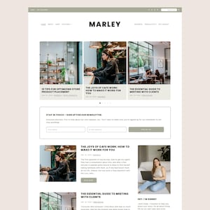 Marley WordPress Theme • Genesis Child Theme • Woohandels • Responsives WordPress Theme • Feminines WordPress Theme