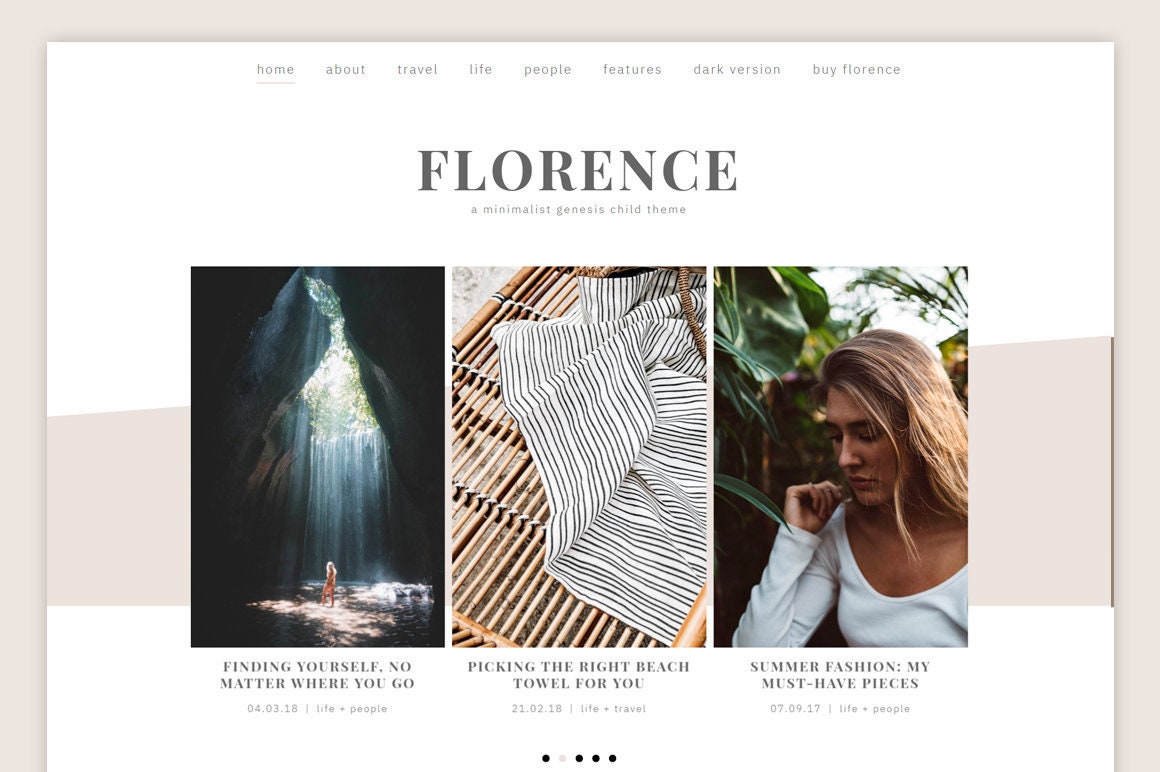 Rain Florence Website